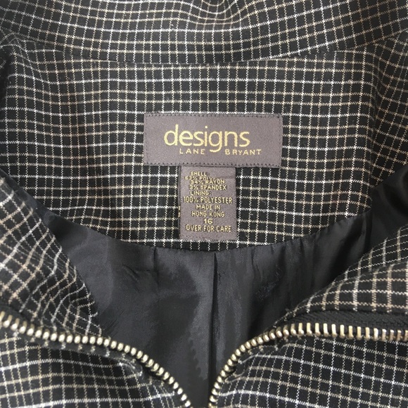 Lane Bryant Designs Zip up Jacket 16 - Picture 6 of 6